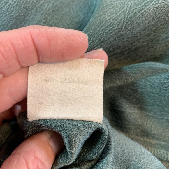 Carole Little VTG Tunic Shirt Womens 14 Green Blouse Top USA‎ Retro Classic - Picture 6 of 13